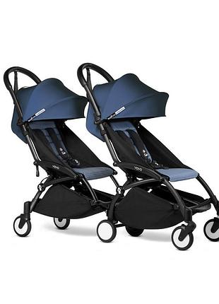 Прогулянкова коляска для двійнят babyzen yoyo2 af blue air france