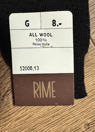 Шерстяные носки rime (швейцария). 4