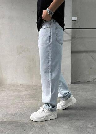 Джинсы багги baggy light blue 2