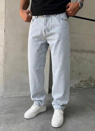Джинсы багги baggy light blue