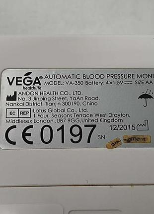 Тонометр б/у vega va-350 7