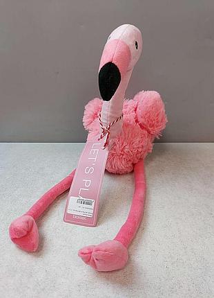 Б/у blokker let's play knuffel flamingo - 27 cm 2