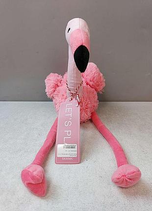 Б/у blokker let's play knuffel flamingo - 27 cm 3