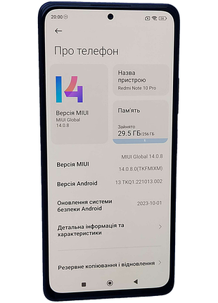 Мобильный телефон смартфон б/у xiaomi redmi note 10 pro 8/256gb