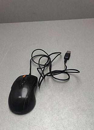 Мышь компьютерная б/у a4tech n-70fx black usb 3