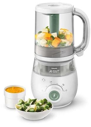 Пароварка-блендер 4 в 1 philips avent (scf885/01) 3
