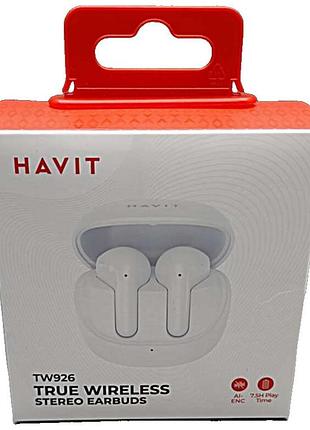 Наушники bluetooth-гарнитура б/у havit tw926