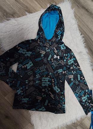 Крутая теплая худи under armour на рост 134-140 см