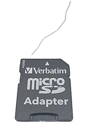 Карта флэш памяти б/у microsd-sd adapter
