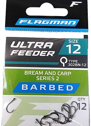Б/у крючки flagman ultra feeder bream and carp series 2 №12