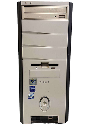 Настольный компьютер системный блок б/у сб diawest (intel core 2 duo e-4500 2.2ghz/ram 3gb/rom 200gb/radeon x1600)
