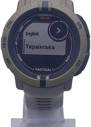 Смарт-часы браслет б/у garmin instinct 2 solar tactical edition (010-02627-03)