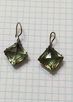 Серьги. серебро срср, 875 проба. 4