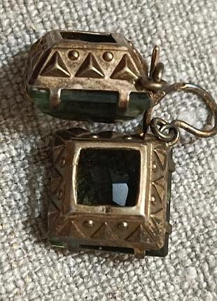 Серьги. серебро срср, 875 проба. 5