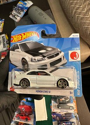 Колекційна машинка hot wheels honda civic si