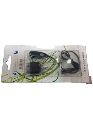 Б/у аудио переходник для наушников с microusb на 3,5 с раздвоителем