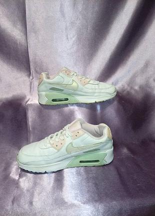 Кожаные женские кроссовки nike air max 90 Салфетr se, dq0276-100, производитель индонезия
