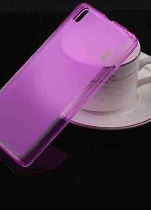 Чехол для мобильного телефона original silicon case lenovo a1000 violet