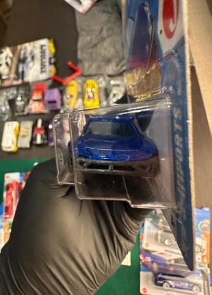 Колекційна моделька hot wheels subaru brz синя 2