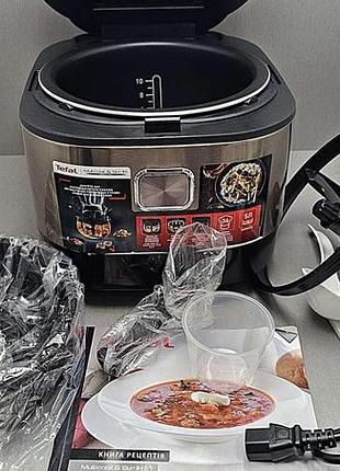 Мультиварка б/у tefal multicook & stir ih rk905a34 3