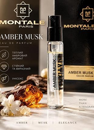 Оригінал пробник montale amber musc