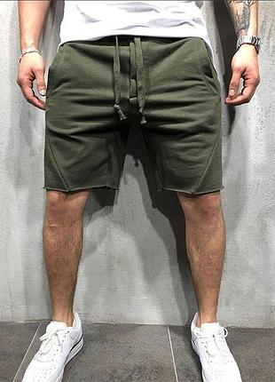 Шорты мужские "gym locker" зеленые хаки 2xl