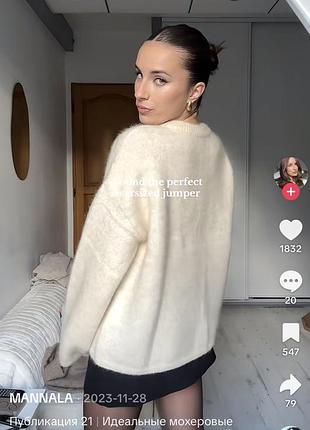 Джемпер h&m premium wool/mohair 4