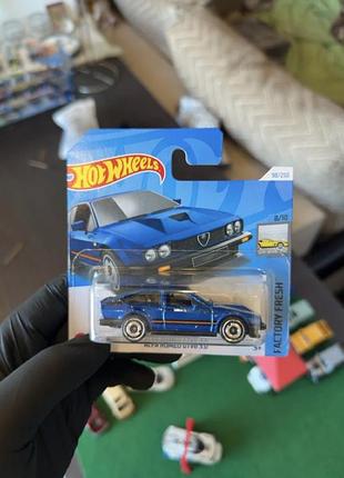 Колекційна моделька hot wheels alfa romeo gtv6 3.0 синя