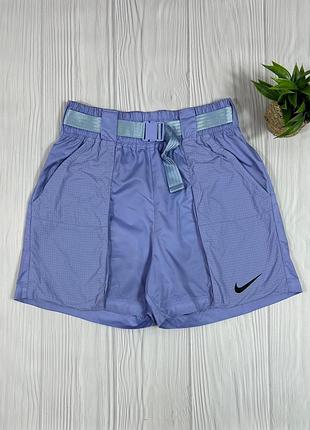 Nike sportswear woven swoosh loose шорти з ременем оригінал розмір s