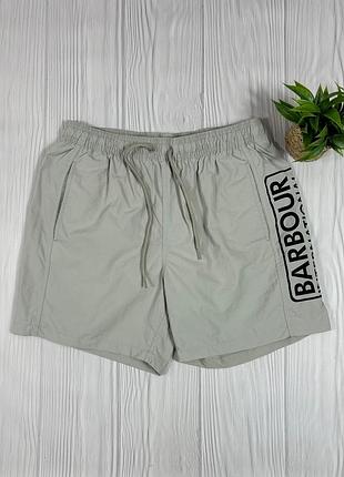 Barbour international big logo шикарні ефектні шорти з гарним дизайном розмір м