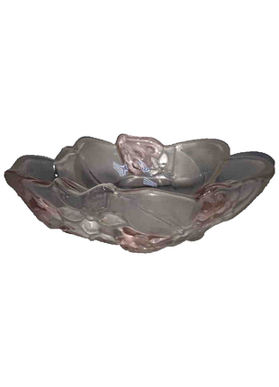 Б/у селедница хрусталь 27х16 см