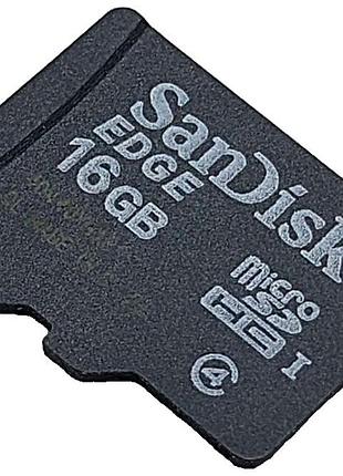 Карта флеш пам'яті б/у sandisk edge 16 gb microsd