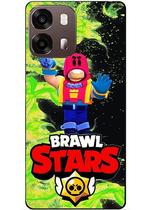 Чехол силиконовый бампер для oppo a6s с героем бравл гром brawl