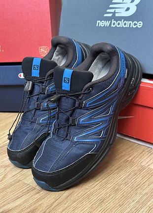 Кросівки чоловічі salomon x ultra 3 gtx синьо-чорні, розмір 43