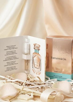 Парфюм tiffany &amp; co rose gold tiffany, объем 1,5 мл. новый.