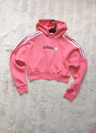 Укороченное худи adidas и
