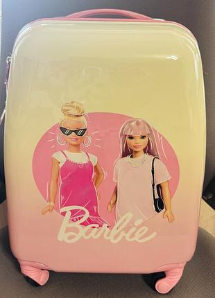 Дитяча валіза barbie рожева