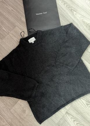 Джемпер графіт  h&m premium wool/mohair 3
