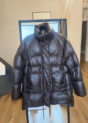 Куртка жіноча massimo dutti коричнева демісезонна/зимова