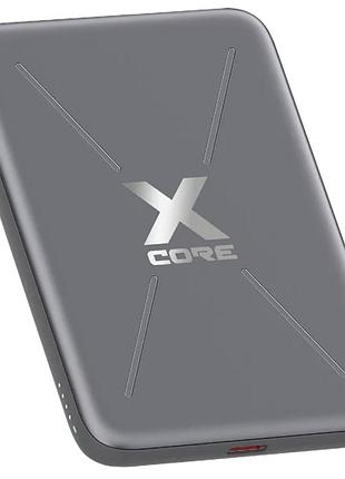 Портативный аккумулятор power bank proove x-core 5000 мач 20 вт серый (pnxc20010003)