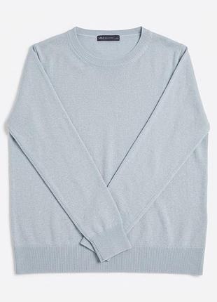 Джемпер жіночий marks & spencer collection блакитний розмір 18