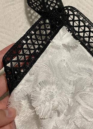 Сукня asos біла із мереживом 3