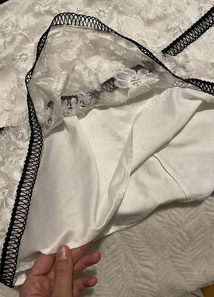 Сукня asos біла із мереживом 6