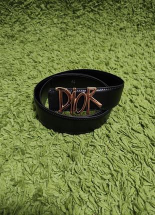 Ремень christian dior (dior script buckle)