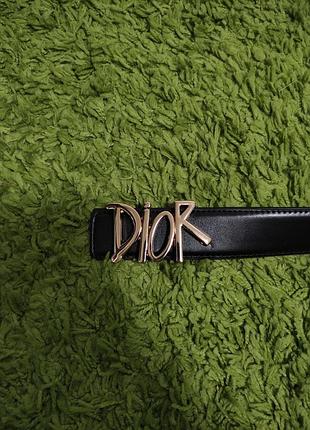 Ремень christian dior (dior script buckle) 2