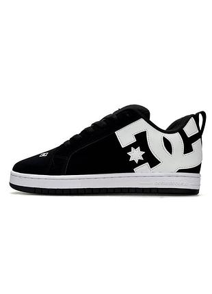 Кросівки dc shoes court graffik black white