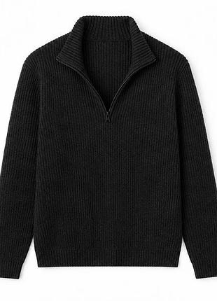 Свитер на молнии для мужчины h&m regular fit bdo104613 xl черный