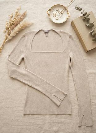 Светр жіночий h&m бежевий, розмір s-m