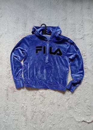 Велюрове худі fila