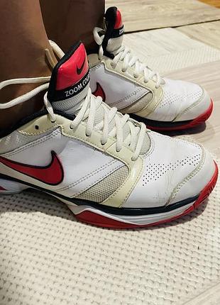 Кросівки nike zoom city білі з червоним